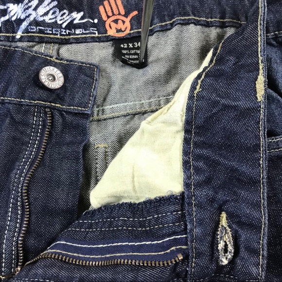 MISKEEN SLIM STRAIGHT FIT JEANS MEN URBAN NWT - Picture 6 of 8